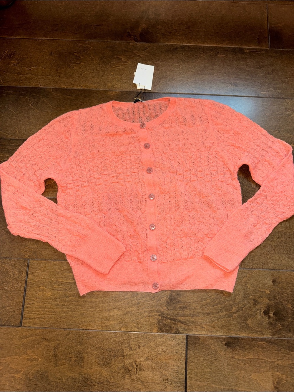 NWT Dries van Noten Tilde Openwork Button-Front Knit Cardigan